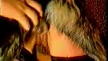 1990s bestiality XXX adult video featuring a woman and her pet dog