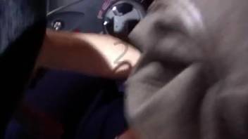 Stunning girl displaying her steamy pussy in a genuine intense gape