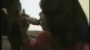 Adult stunner with a furry pussy screws a canine