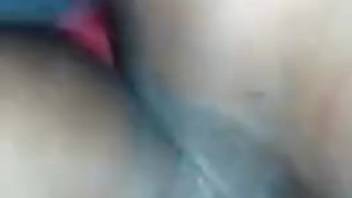 Bare close-up depicts guy intensely penetrating a mare's vagina