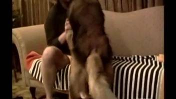 Herdsman bangs curvy mature mom in doggystyle position